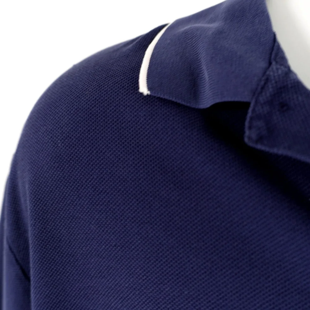 Polo Golf Ralph Lauren Blue Solid XL Cotton Polo Collared‎ Shirt Short Sleeve